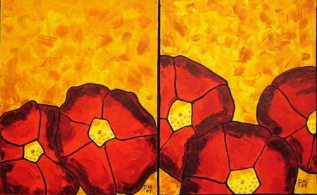 Primroses Diptych